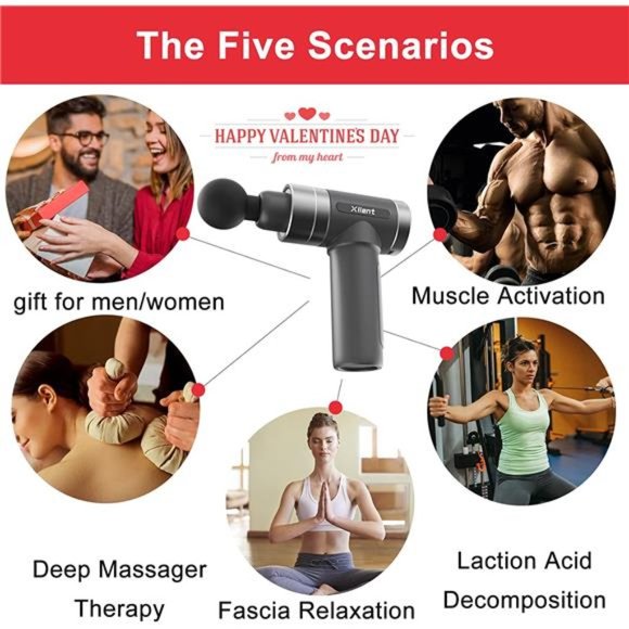 New Massage Gun Deep Tissue - Portable Handheld Muscle Massager,Super Quiet - Picture 2 of 7